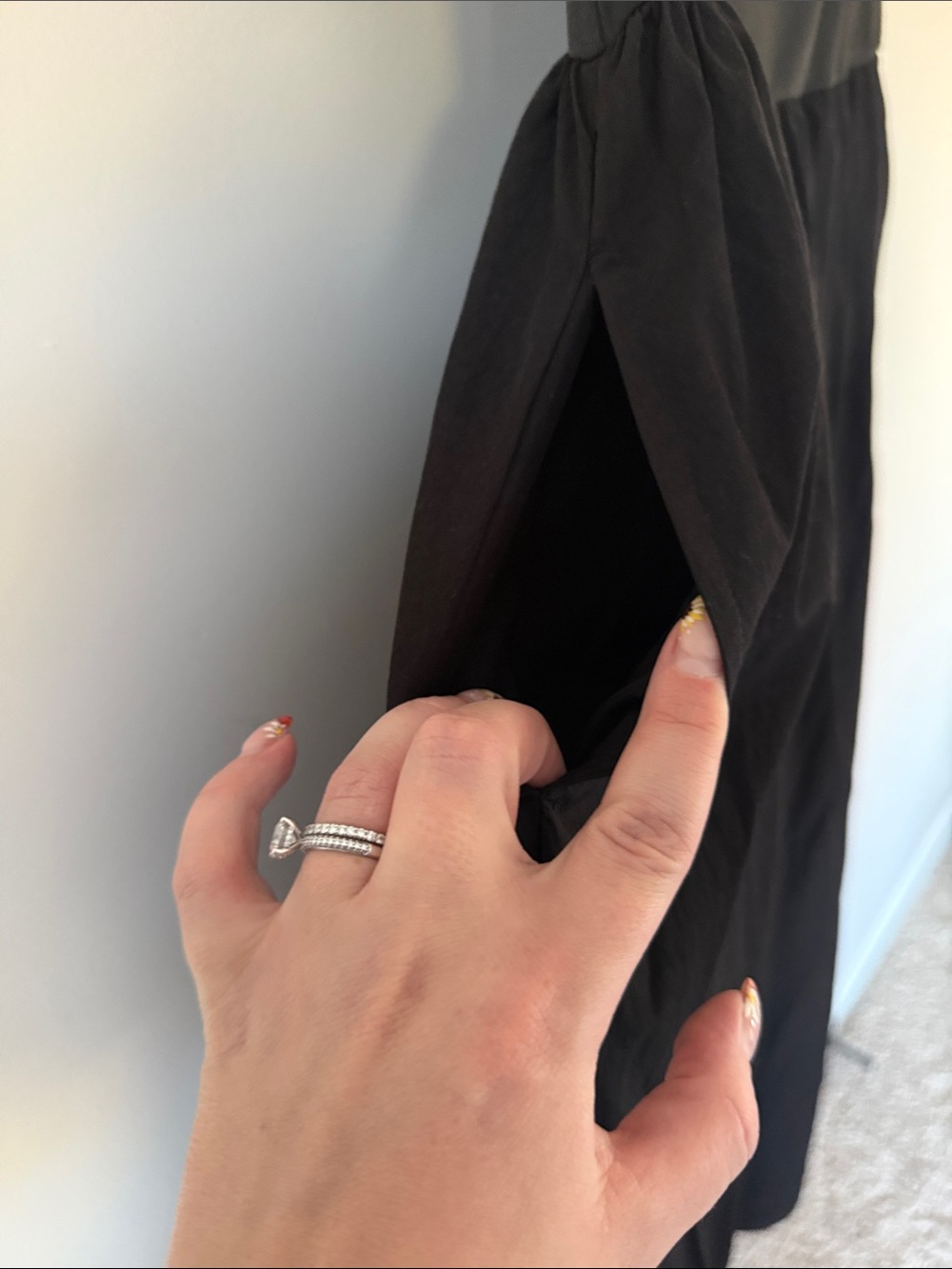 NWT CUPSHE BLACK STRAPLESS MIDI DRESS - Picture 2 of 5